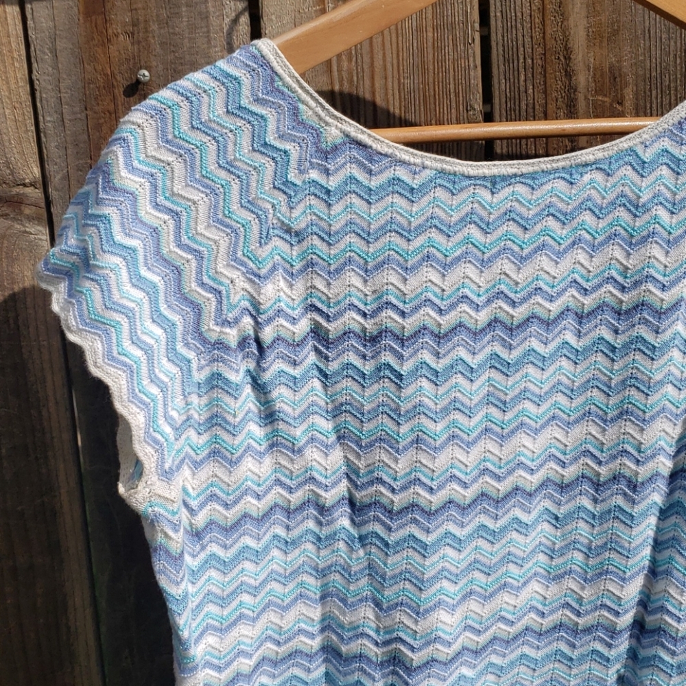 SIGRID OLSEN Multi-Color Crochet Top - Picture 8 of 8